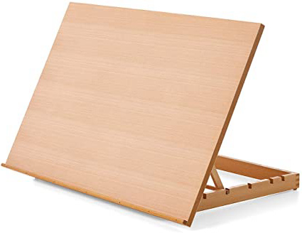 Colart Caballete Mesa, Madera, marrón,