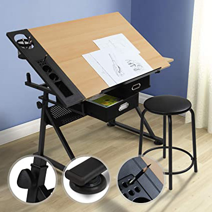 MIADOMODO Mesa de Dibujo Reclinable