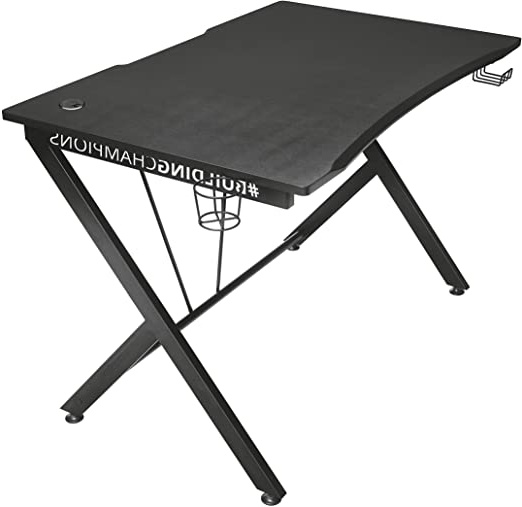 Trust Gaming GXT 711 Dominus Mesa para Gaming, Negro, 73.5 X 115 X 76 cm