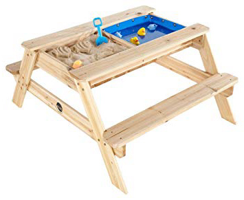 Plum- Surfside, Mesa de Picnic Infantil con Piscina, Color Natural (25078)