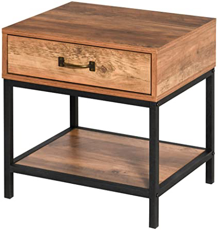 HOMCOM Mesita de Noche Mesa