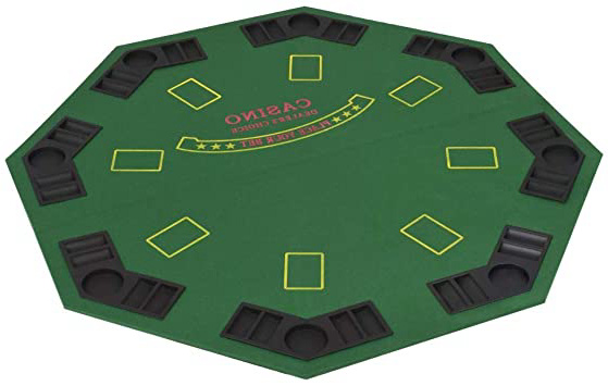vidaXL Tablero de Póker Plegable
