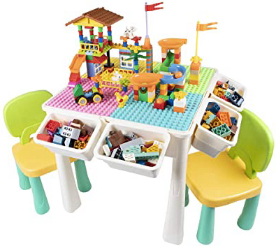 AMOSTING Mesa y Silla Infantil
