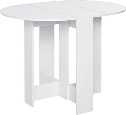 HOMCOM Mesa de Comedor Plegable