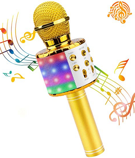 ShinePick Micrófono Karaoke Bluetooth, Microfono