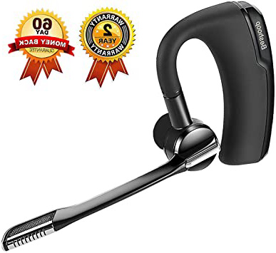 Auricular Bluetooth V5.0, Ultra Peso Ligero (12g) Manos Libres Bluetooth Auriculares Cancelación del Ruido Auricular Inalámbrico para Móvil iPhone iPad Samsung Huawei LG Sony HTC XIAOMI