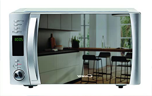 Candy CMXG 25 GDSS Microondas con Grill y Cook in App, Capacidad 25L, 40 programas automáticos, 5 Niveles, Plato Giratorio 34,5cm, Potencia 900 W / 1000 W, 25 litros, Espejo