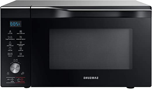 Samsung MC32K7055CT/EC Horno Microondas de Convección con Grill, 32 Litros de Capacidad, Interior Cerámico Enamel, Potencia 900W/1500W/2100W, Tecnología HotBlast y Función Horno hasta 200º C, Negro