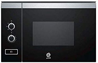 Balay 3CP4002X0 integrable: microondas (integrable, microondas únicamente, 20 l, 800 W, mando giratorio, acero inoxidable, negro)