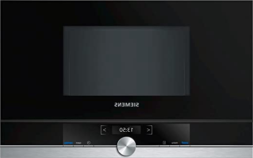 Siemens BF634RGS1 - Microondas (1220W, 59,4 cm, 31,8 cm, 38,2 cm) Negro, Plata