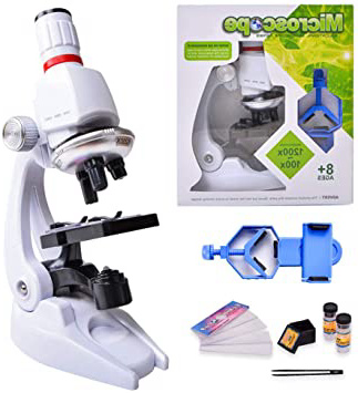HONPHIER® Microscopio Niños Microscopio Kit