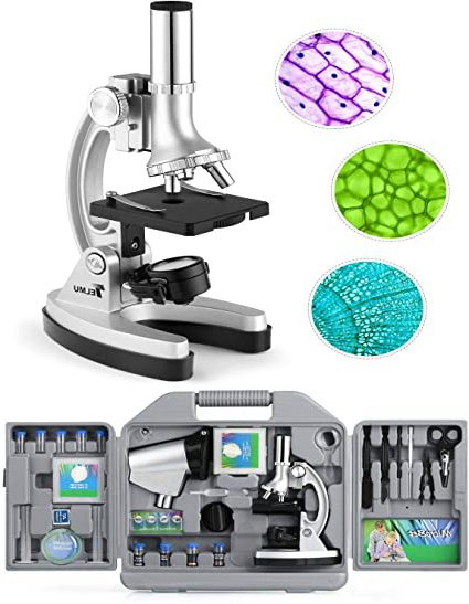 TELMU Microscopio de Bolsillo para