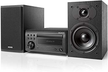 Denon D-M41 Home audio mini system 60W Negro, Plata - Microcadena (Home audio mini system, Plata, 60 W, De 2 vías, 12 cm, 2,5 cm)