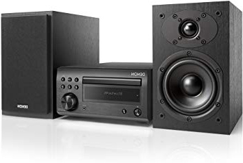 Denon D-M41 Minicadena de música para Uso doméstico Negro 60 W - Microcadena (Minicadena de música para Uso doméstico, Negro, Monótono, 1 Discos, 60 W, De 1 vía)