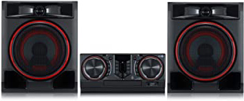 LG CL65 XBOOM - Sistema Hi-Fi (950 W, CD y Radio, 2 USB, MultiBluetooth, Entrada de micrófono)