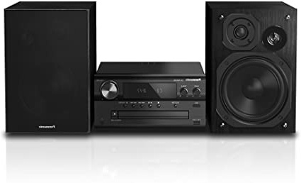 Panasonic SC-PMX90 -Microcadena Con Altavoces de Bambú- (120 W, Hi- Fi, Sonido Hogar, 14 cm Woofer, 1.9 cm Silk Dome Tweeter, 1.5 cm Piezo Twitter, Bluetooth, USB Dual, Radio FM, AUX 3.5 mm)- Negro
