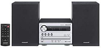 Panasonic SC-PM250EC-S- Microcadena (Hi- Fi, Bluetooth, Equipo De Sonido Para Tu Hogar, CD, Bluetooth, USB, MP3, Radio FM, 20W (RMS),Diseño compacto, Ecualizador)-Color Plata