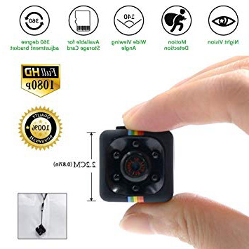 TDC – Mini Camara Espia Oculta HD 1080 - Cámara De Vigilancia Con Detector de Movimiento Vision Nocturna IR Microfono y Grabacion en Micro SD - Camara de Seguridad Interior/Exterior. Mini Spy Cam
