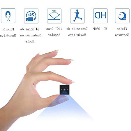 







Camaras Espias Ocultas, Mini Camaras Espias 1080P HD Cámara Vigilancia Portátil Secreta Compacta con Detector de Movimiento IR Visión Nocturna, Camaras de Seguridad Pequeña Interior/Exterior






