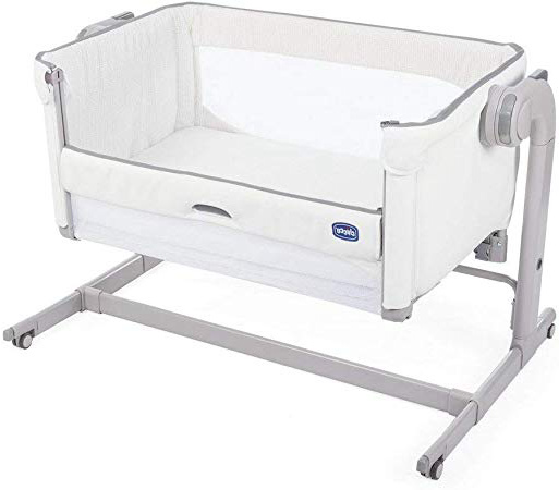 Chicco Next2Me Magic Cuna de Colecho, 0 Meses +, Blanco (White Snow)