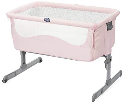 Chicco Next2me - Cuna de colecho con anclaje a cama y 6 alturas, color rosa