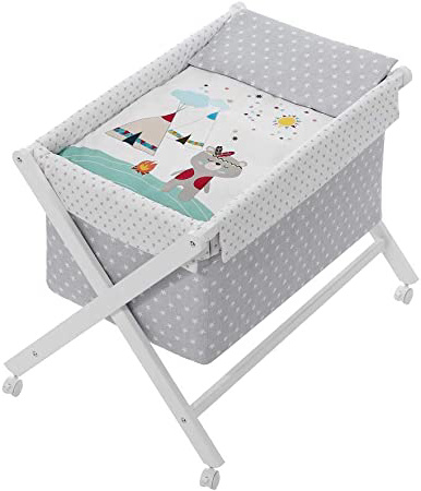 INTERBABY - Minicuna plegable Indio con Textil