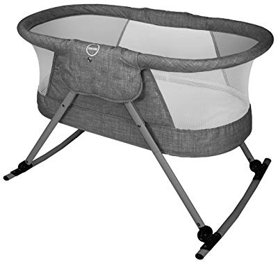 Plastimyr Ivoly - Minicuna plegable, color gris