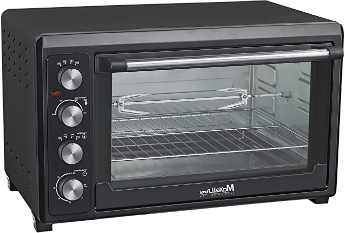 HORNO ELECTRICO DE CONVECCION Y RUSTIPOLLO 60L 2500W TEMPORIZADOR ACCESORIOS INCLUIDOS