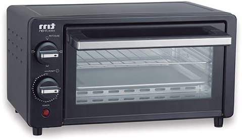 Tm Electron Tmpho001Bk Mini Horno Tostador 800W, 10L De Capacidad, 3 Modos De Calentamiento, Negro, 36,6 x 27,4 x 20,4 cm