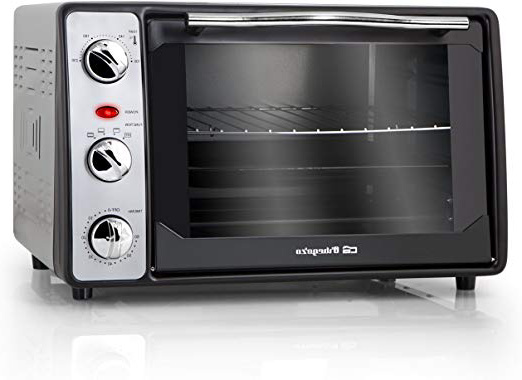 Orbegozo HO232 Horno eléctrico de sobremesa, 1500 W, 23 litros, Gris