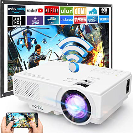 Proyector WiFi 6000 Lúmenes Soporta