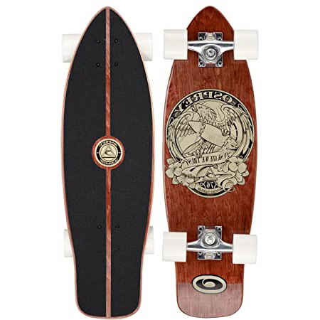 Osprey TY5343 Mini Cruiser 'In Skate We Trust' - Skateboard, color marrón, talla UK: 27 3/4 Inch