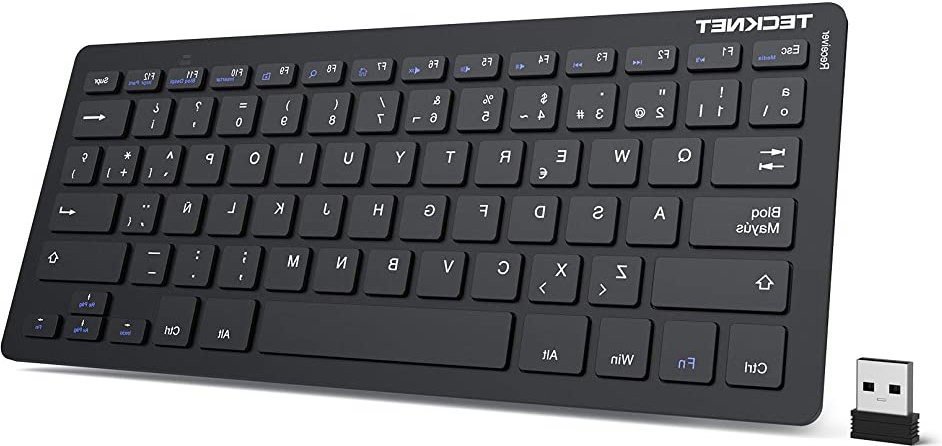 TECKNET Mini Teclado Inalámbrico 2.4G
