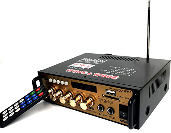 Mini Bluetooth Amplificador Audio, Mezclador