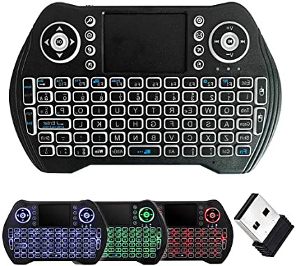 Teclado Bluetooth, Mini Teclado retroiluminado,