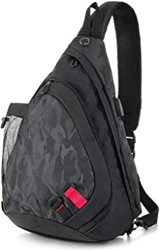 Meersee Star Bolso Pecho Hombre Bandolera Mochila de Hombro Impermeable Bandoleras Cruzada Bolso de Hombro Mochila Bandolera Casual para Exterior,Ciclismo, Senderismo, ViajeFeatures: