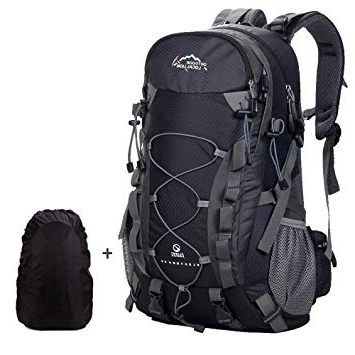 Meisohua Mochila de Senderismo, 40L Impermeable Mochila de Escalada para Camping Ciclismo Deportes al Aire Libre Morral para Viajes Acampadas
