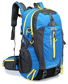 Lixada 40L Resistente al Agua Mochila, Portátil Mochila Trekking, Laptop Daypack, Durable Impermeable, para Escalada, Viajes, Actividades al Aire Libre