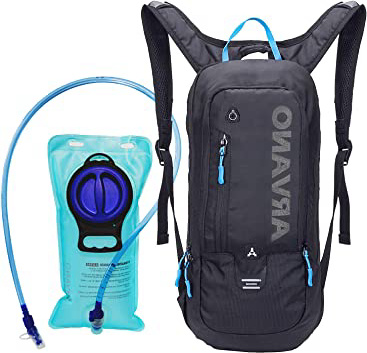 6L Mini Bicicleta mochila impermeable, paquete de hidratación con mochila 2L bolsa de agua bicicleta de esquí bolsa de esquí Biking,respirable hombro mochila ligero para los deportes al aire libre