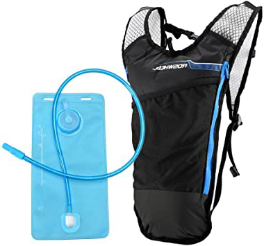 Lixada Mochila Hidratación 5L Mochila + 2L Bolsa de Agua Súper Ligero para Bicicleta Ciclismo Senderismo Excursionismo