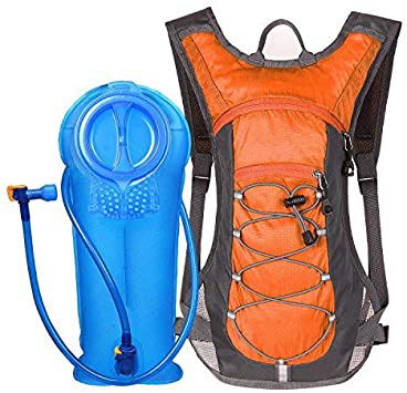 Unigear Mochila Hidratación Mochila Tactica Running Trail con 2L Deposito De Agua Desmontable Bolsa De Agua Múltiples Almacenamiento Compartimiento para Senderismo Ciclismo Camping Bicicleta