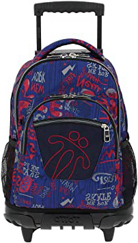 TOTTO Mochilas Escolares con Ruedas, Mochilas Grandes Infantiles Estampados - Mochilas
