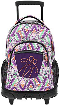 TOTTO Mochilas Escolares con Ruedas, Mochilas Grandes Infantiles Estampados - Mochilas