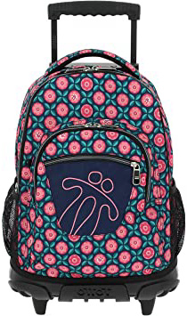 TOTTO Mochilas Escolares con Ruedas, Mochilas Grandes Infantiles Estampados - Mochilas