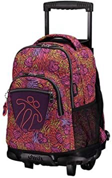 TOTTO Mochilas Escolares con Ruedas, Mochilas Grandes Infantiles Estampados - Mochilas
