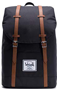 Herschel Retreat Backpack - Mochila casual unisex, Negro (Black), Talla única