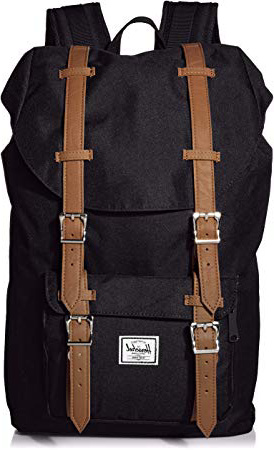 Herschel Supply Co. Little America, Mochila de a diario Unisex Adulto, Negro (Black/Brown), Talla única