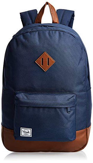 Herschel Heritage Backpack Mochila Tipo Casual, 46 cm, 21.5 Liters, Azul (Navy/Tan)