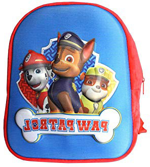 Mochila Patrulla Canina Paw Patrol 3D soft
