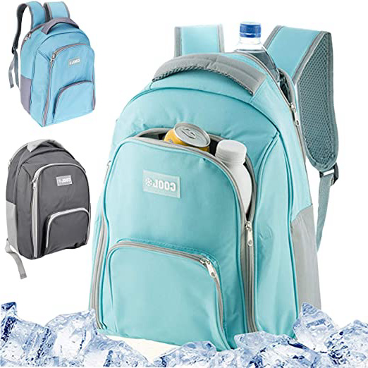 GEEZY Mochila de refrigeración aislada para picnic, camping, playa, hielo